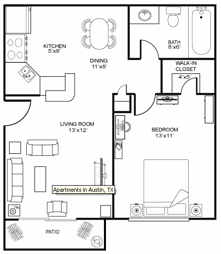 Unit 2034 2034 floor plan